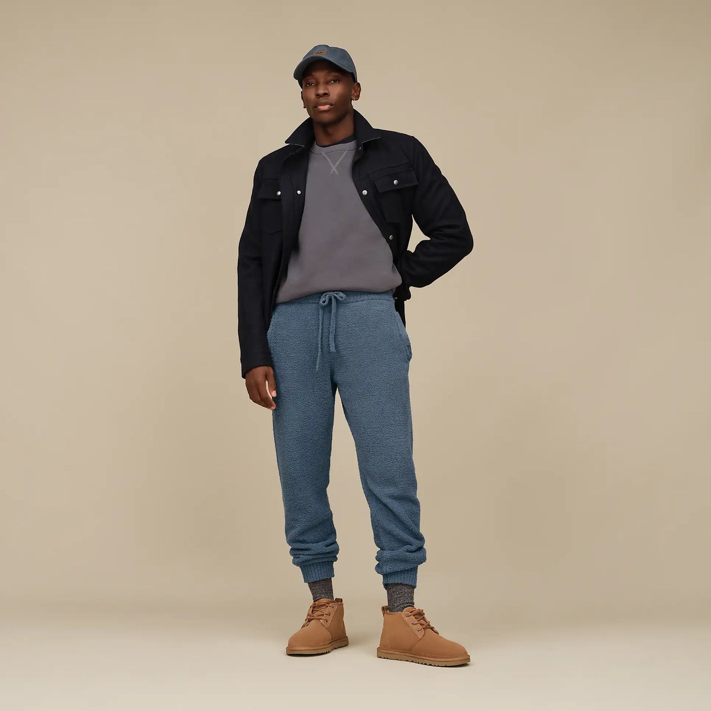 Homme Botte Neumel en daim Chestnut